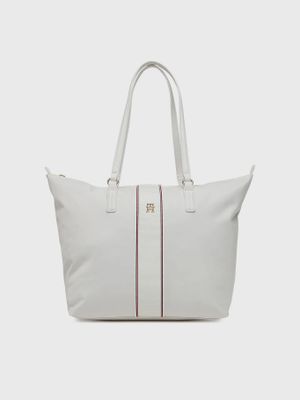 Tote Poppy Corporate Blanco Tommy Hilfiger