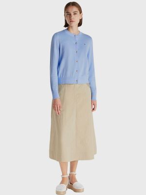 Imagen 2 del producto Cárdigan Essential Con Logo Celeste Tommy Hilfiger