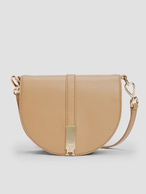 Cartera Saddle Heritage Beige Tommy Hilfiger