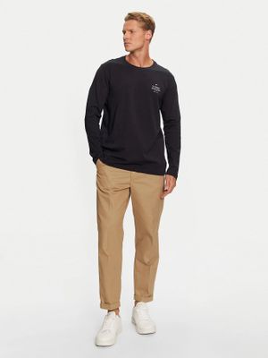 Imagen 2 del producto Polera Solid Con Logo Azul Tommy Hilfiger