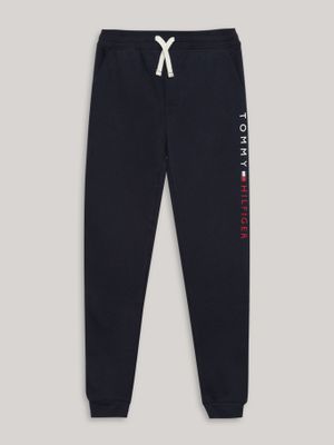Jogger De Niño Solid Con Estampado Azul Tommy Hilfiger
