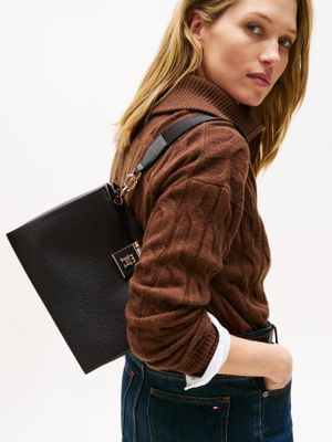 Imagen 2 del producto Cartera Satchel Heritage Negro Tommy Hilfiger