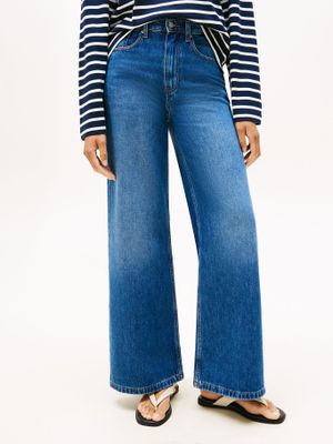 Imagen 2 del producto Jeans De Pernera Ancha Y Talle Alto Azul Tommy Hilfiger