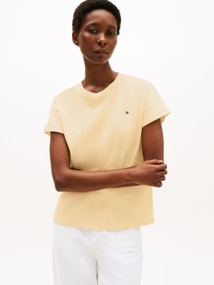 Imagen 1 del producto Polera Texturizada Con Logo Amarillo ZGB Tommy Hilfiger