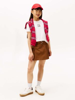 Imagen 2 del producto Polera Stone Flag Logo Blanco Tommy Hilfiger