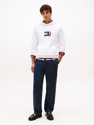 Imagen 2 del producto Polerón Hoodie Con Logo Gráfico Blanco Tommy Hilfiger
