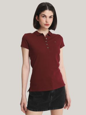 Polo Solid Slim Fit  5 Botones Buro VLP Tommy Hilfiger