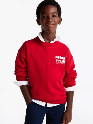 Imagen 1 del producto Polerón Fun Flag Logo Rojo Tommy Hilfiger