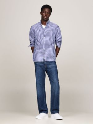 Imagen 2 del producto Camisa Heritage Oxford Gingham Regular Fit Celeste Tommy Hilfiger
