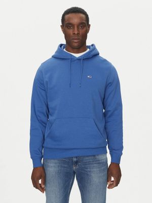 Polerón Hoodie Solid Con Logo Azul C6E Tommy Jeans