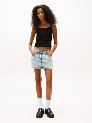 Imagen 2 del producto Polera De Malla Con Logo Negro BDS Tommy Jeans