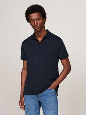 Polo Essential Liquid Cotton Azul DW5 Tommy Hilfiger