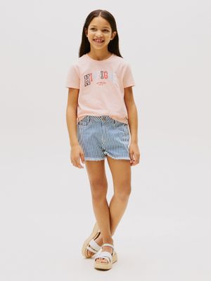 Imagen 2 del producto Polera Tipo Universitaria Redondo Rosado Tommy Hilfiger