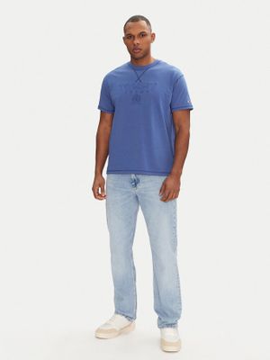Imagen 2 del producto Polera Tonal Crest Logo Relaxed Fit Azul Tommy Jeans