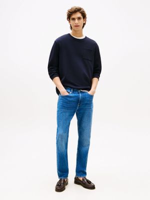 Jeans Bleecker Slim Fit 1CX Azul Tommy Hilfiger