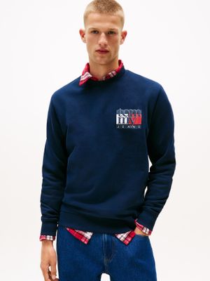 Imagen 1 del producto Polerón Regular Fit Con Logo Azul Tommy Jeans