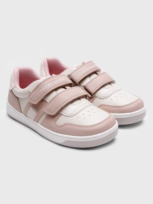 Zapatillas Niña Velcro Logo Rosado Tommy Hilfiger