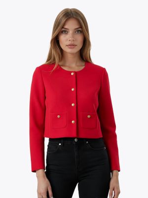 Chaqueta Interlock Gold Rojo Tommy Hilfiger