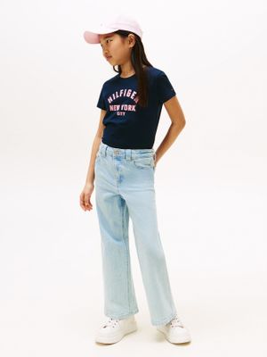 Imagen 2 del producto Polera Con Logo Nyc Curvo Azul Tommy Hilfiger