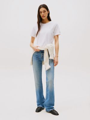 Imagen 2 del producto Polera Contrast Flag Logo Blanco Tommy Hilfiger