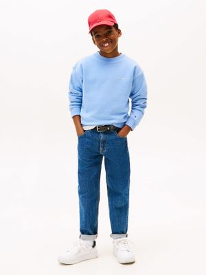 Imagen 2 del producto Polerón De Cuello Redondo Y Logo Celeste Tommy Hilfiger