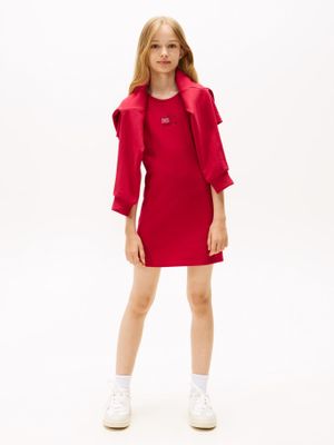 Vestido Camisero Rojo Tommy Hilfiger