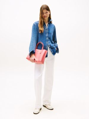 Imagen 2 del producto Tote Distinct Monogram Rosado Tommy Hilfiger