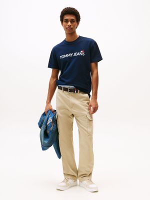 Imagen 2 del producto Polera Con Logo De Parche Azul C1G Tommy Jeans