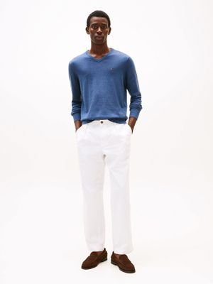 Imagen 2 del producto Sweater Básico Signature V-DVI Azul Tommy Hilfiger