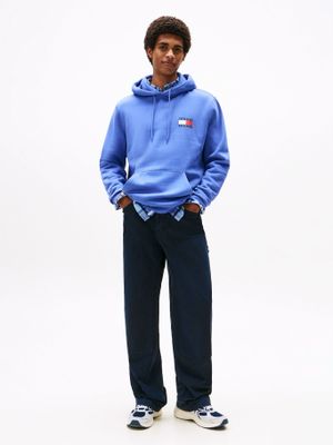 Imagen 2 del producto Polerón Hoodie Essential Con Logo Azul Tommy Jeans