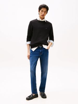 Imagen 2 del producto Sweater Básico Signature C-Neck Negro Tommy Hilfiger