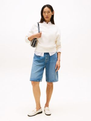 Imagen 2 del producto Polerón Logo Scrip Bordado Blanco YA8 Tommy Hilfiger