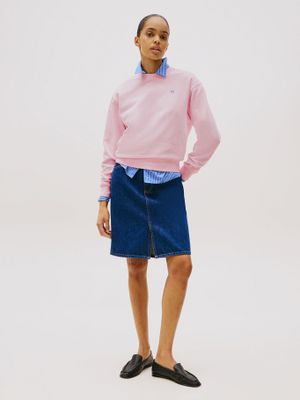 Imagen 2 del producto Polerón Contrast Flag Logo Rosado Tommy Hilfiger