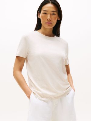 Polera Signature Con Logo Blanco ADK Tommy Hilfiger