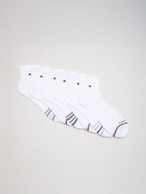 Imagen 1 del producto Pack 6 Par Calcetines Tobilleros Blanco Tommy Hilfiger