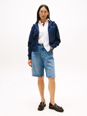 Imagen 2 del producto Polerón Hoodie Script  Cierre Azul C1G Tommy Hilfiger