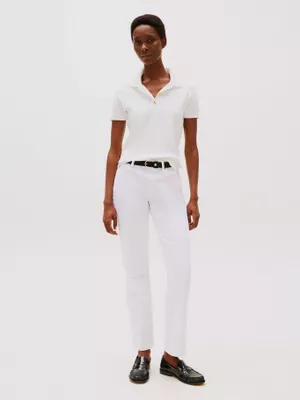 Imagen 2 del producto Polo Gold Button Slim Fit Blanco Tommy Hilfiger