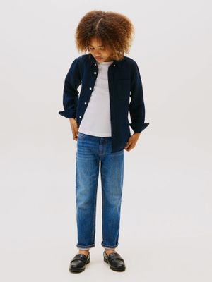 Imagen 2 del producto Camisa Regular En Mezcla 1G Lino Azul Tommy Hilfiger