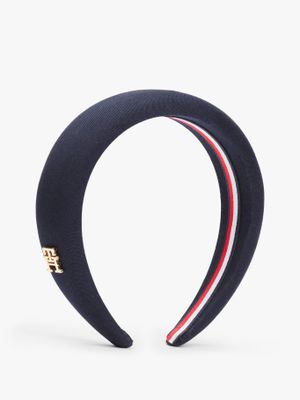 Cintillo Con Monogram Azul Tommy Hilfiger