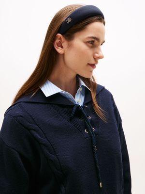 Imagen 2 del producto Cintillo Con Monogram Azul Tommy Hilfiger