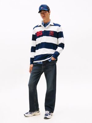 Imagen 2 del producto Polo De Rugby A Rayas Relaxed Fit Azul Tommy Jeans