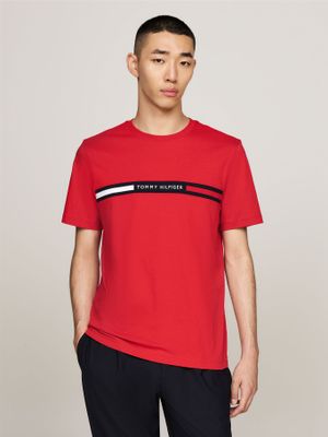 Polera Chest Insert Logo Rojo XLG Tommy Hilfiger