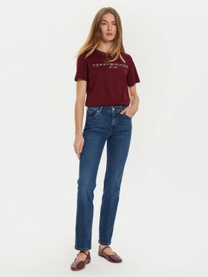 Imagen 2 del producto Polera Signature Con Logo Burdeo VLP Tommy Hilfiger