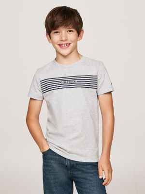 Imagen 1 del producto Polera Diseño De Rayas Monotype Gris Tommy Hilfiger