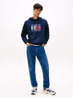 Imagen 2 del producto Polerón Hoodie Con Logo Azul Tommy Jeans