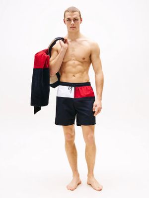 Imagen 2 del producto Traje De Baño Largo Con Estampado Azul Tommy Hilfiger