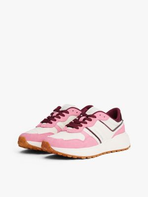 Zapatillas Runner Con Logo Rosado Tommy Jeans