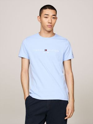 Imagen 1 del producto Polera  Logo Slim Fit Celeste C1Z Tommy Hilfiger