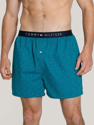 Bóxer Classic Core Con Estampado Verde Tommy Hilfiger