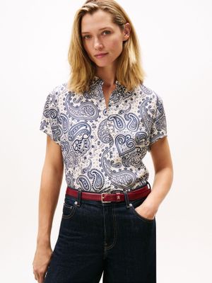 Blusa Con Estampado Floral Multicolor Tommy Hilfiger